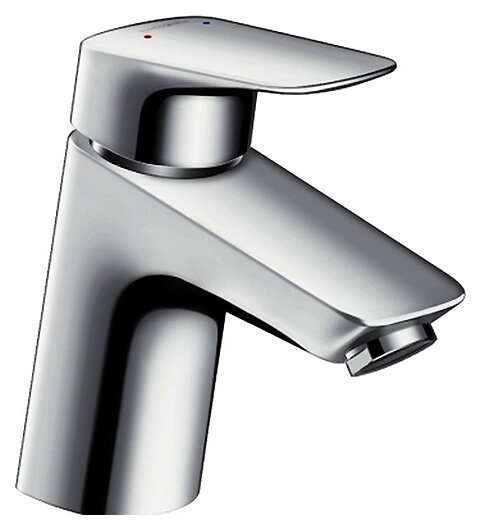 Изображение товара Смеситель для раковины Hansgrohe Logis 71077000 хром однорычажный