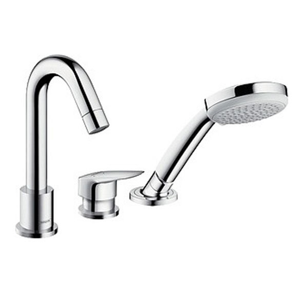 Изображение товара Смеситель для ванны и душа Hansgrohe Logis, 71310000, на борт ванны, хром Изображение товара Смеситель для ванны и душа Hansgrohe Logis, 71310000, на борт ванны, хром