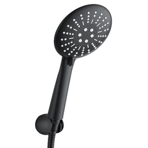 Изображение товара Душевой гарнитур Voda VS102Black с ручной лейкой и шлангом