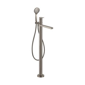 Изображение товара Смеситель для ванны и душа Gessi Via Manzoni 24982/149, с душевым гарнитуром, цвет  матовый никель