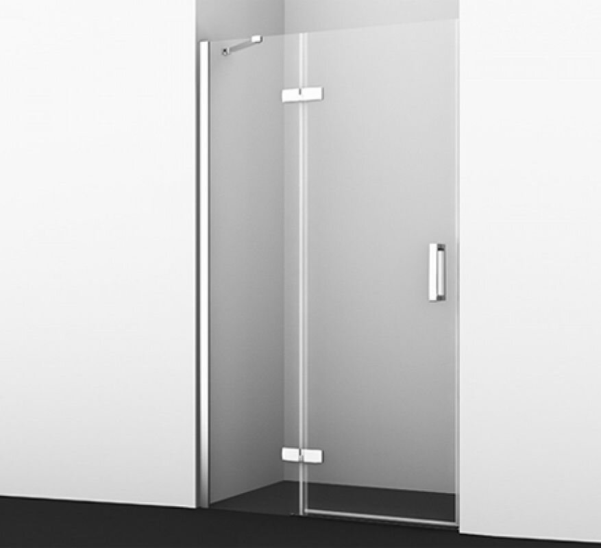 Изображение товара Душевая дверь WasserKRAFT Aller White 120х200 см распашная, стекло 8 мм