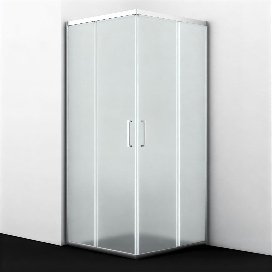 Изображение товара Душевой уголок WasserKRAFT 41S03, 90 х 90 см, стекло матовое, профиль серебристый Изображение товара Душевой уголок WasserKRAFT 41S03, 90 х 90 см, стекло матовое, профиль серебристый