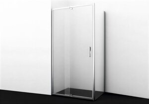 Изображение товара Душевой уголок WasserKRAFT Berkel 48P06, 120 х 80 см, стекло прозрачное, профиль хром