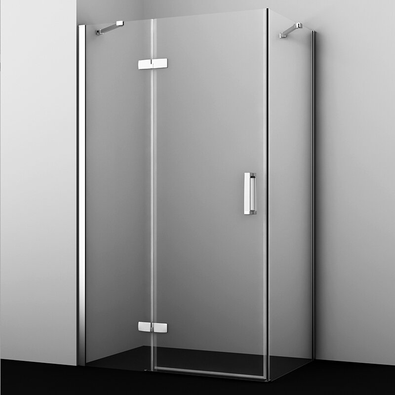 Изображение товара Душевой уголок WasserKRAFT Aller White 120x80 см, распашная дверь, прозрачное стекло
