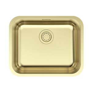 Изображение товара Мойка кухонная Paulmark Vello VE53-LG, 53 см, нержавеющая сталь, цвет золото светлое