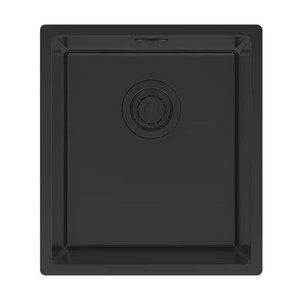 Изображение товара Кухонная мойка Paulmark Yuni YU39-MBN из нержавеющей стали с PVD покрытием 39 см