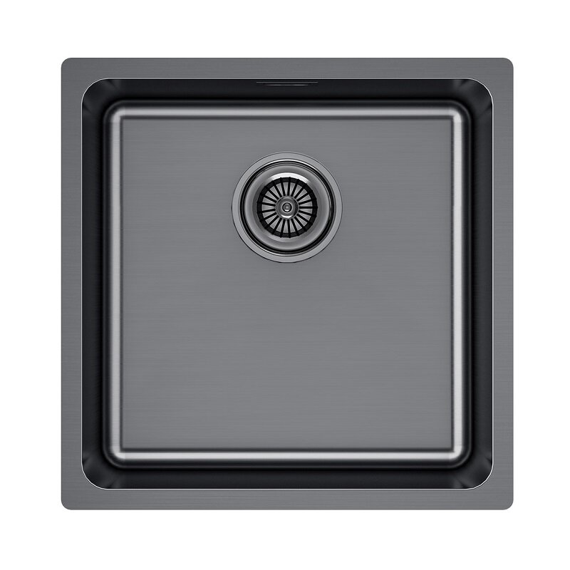 Изображение товара Кухонная мойка Paulmark Yuni YU44-GM 44 см нержавеющая сталь с PVD покрытием