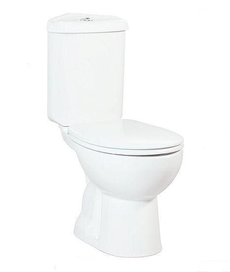 Изображение товара Напольный угловой унитаз Creavit Corner SD310-11CB00E-0000, фарфор, двухрежимный, белый