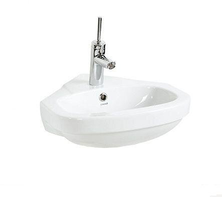 Изображение товара Раковина Creavit Corner VT145.253.00 подвесная угловая белая 45,5x45,5 Изображение товара Раковина Creavit Corner VT145.253.00 подвесная угловая белая 45,5x45,5