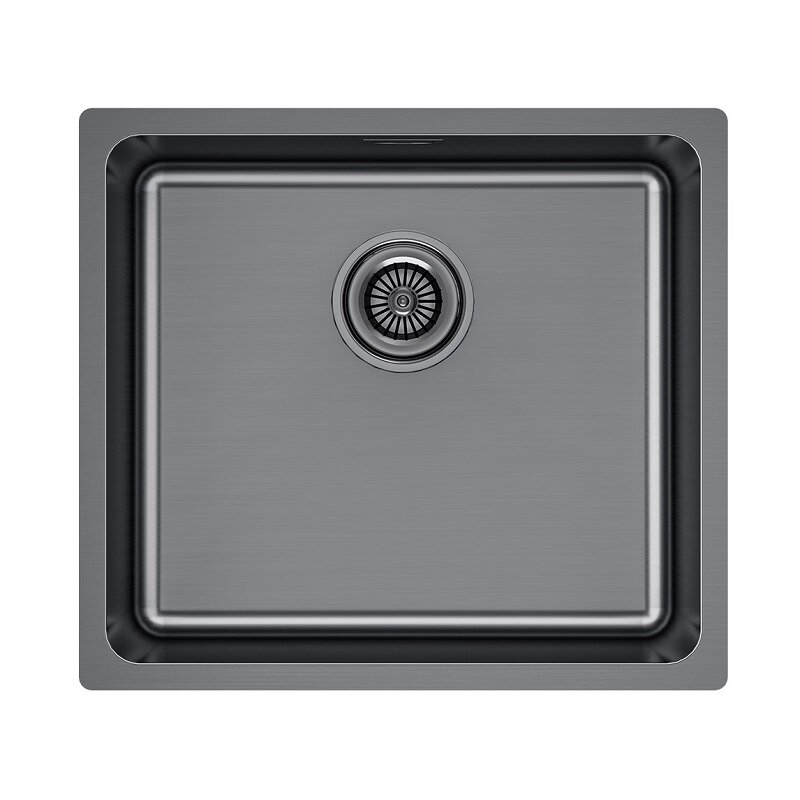 Изображение товара Мойка кухонная Paulmark Yuni YU49-GM 49 см нержавеющая сталь вулоненая сталь