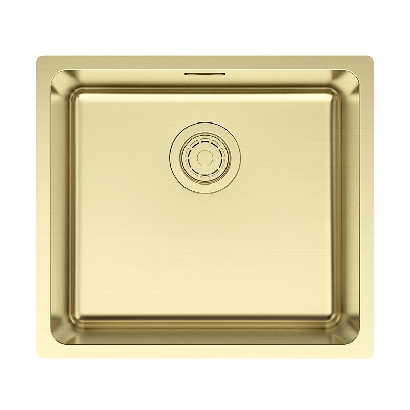 Изображение товара Мойка кухонная Paulmark Yuni YU49-LG 49 см нержавеющая сталь PVD покрытие золото светлое