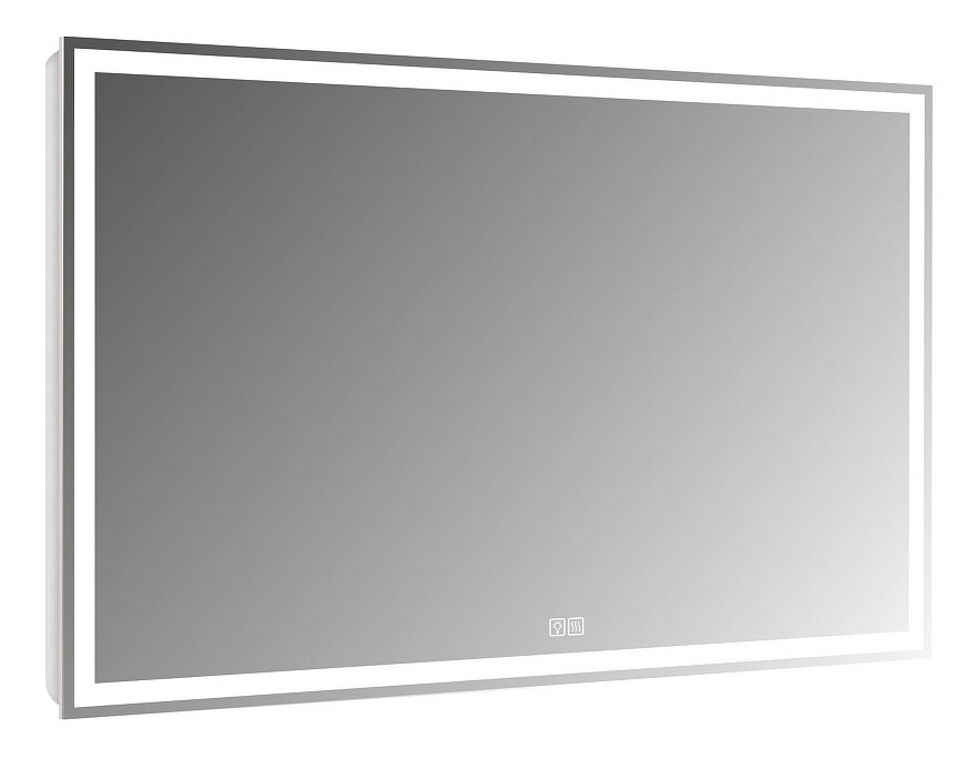 Изображение товара Зеркало BelBagno SPC-GRT-1000-600-LED-TCH-WARM, 60 см, с подсветкой, белый