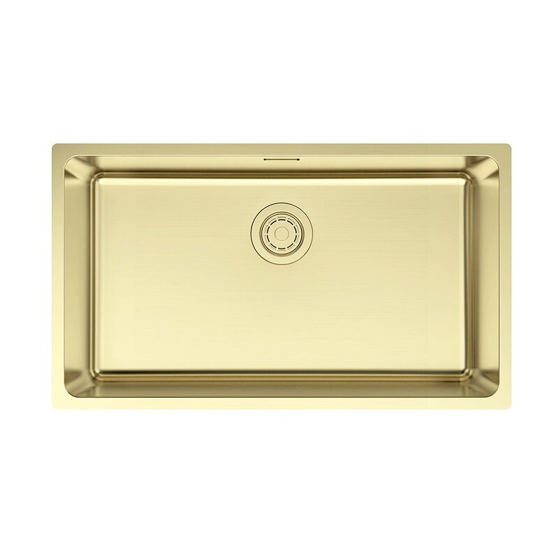 Изображение товара Кухонная мойка Paulmark Yuni YU76-LG, нержавеющая сталь, золото светлое