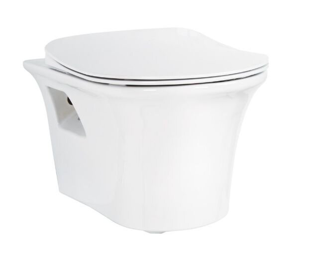 Изображение товара Подвесной унитаз Creavit Free MO321 с горизонтальным выпуском и системой антивсплеск