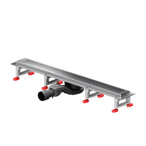 Изображение товара Дренажный канал Am.Pm MasterFlow W01SC-P11-070-01SB, 70 см, с перфорированной решеткой, цвет стальной матовый