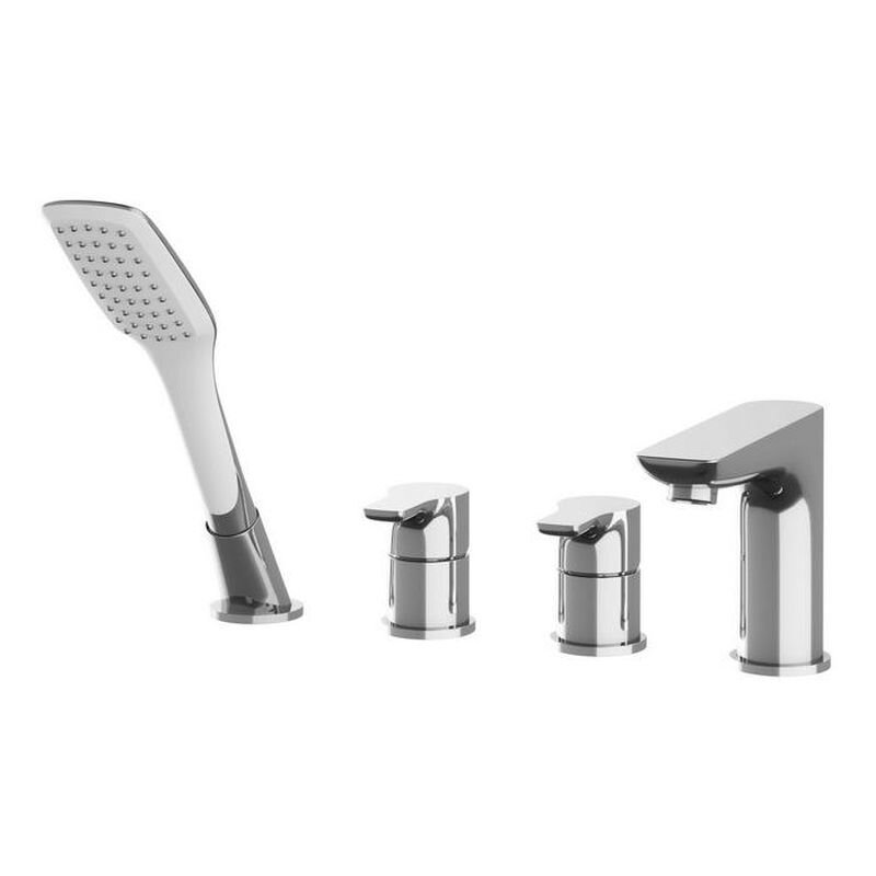 Изображение товара Смеситель Excellent Oxalia AREX.9033CR для ванны на борт с душевой лейкой хром