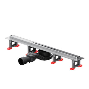 Изображение товара Дренажный канал Am.Pm MasterFlow W01SC-S11-060-05SB, 60 см, с щелевой вставкой, цвет стальной матовый