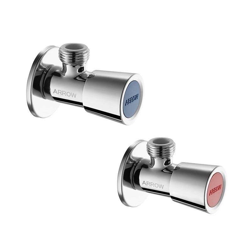 Изображение товара Угловой вентиль Arrow AG5303CP 2 шт хром латунь наружная резьба 1/2 дюйма