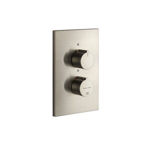 Изображение товара Смеситель для душа Gessi Via Manzoni 38794/149, термостатический на 2 потребителя, цвет матовый никель