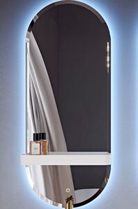 Изображение товара Зеркало BelBagno 45095, 45 см, с подсветкой, белый