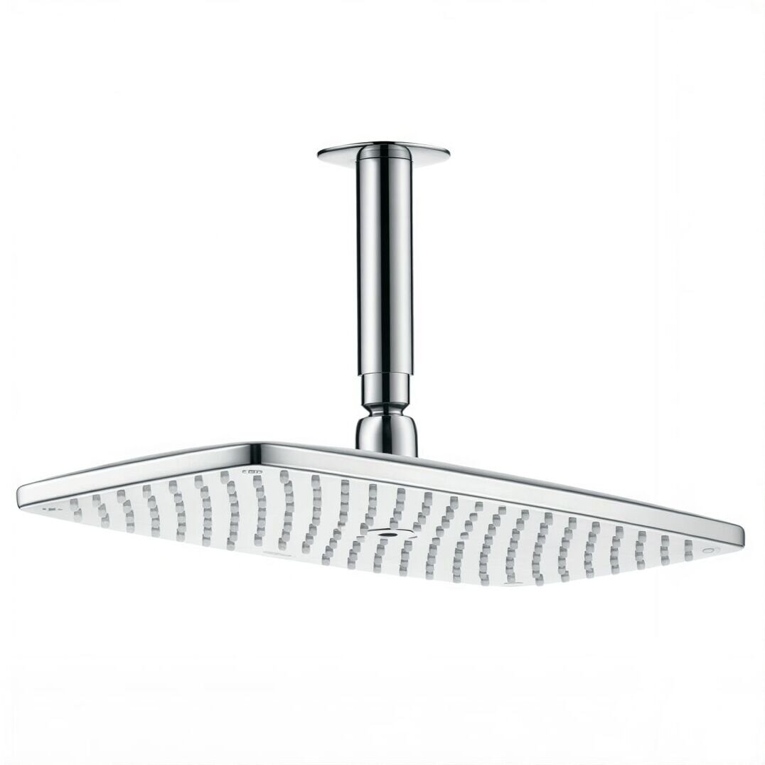 Изображение товара Верхний душ Hansgrohe Raindance SH EcoSmart ceiling 26604000, 360x190 мм, 1 режим струи, с держателем, хром Изображение товара Верхний душ Hansgrohe Raindance SH EcoSmart ceiling 26604000, 360x190 мм, 1 режим струи, с держателем, хром
