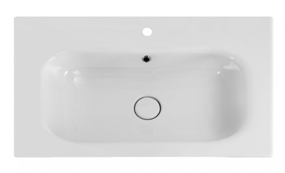 Изображение товара Раковина Cezares CZR-NAT-80-LVB, 80 см, керамика, белый