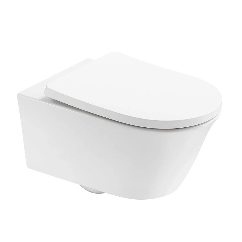 Изображение товара Подвесной безободковый унитаз Arrow AEB21602H белый с системой каскадного смыва