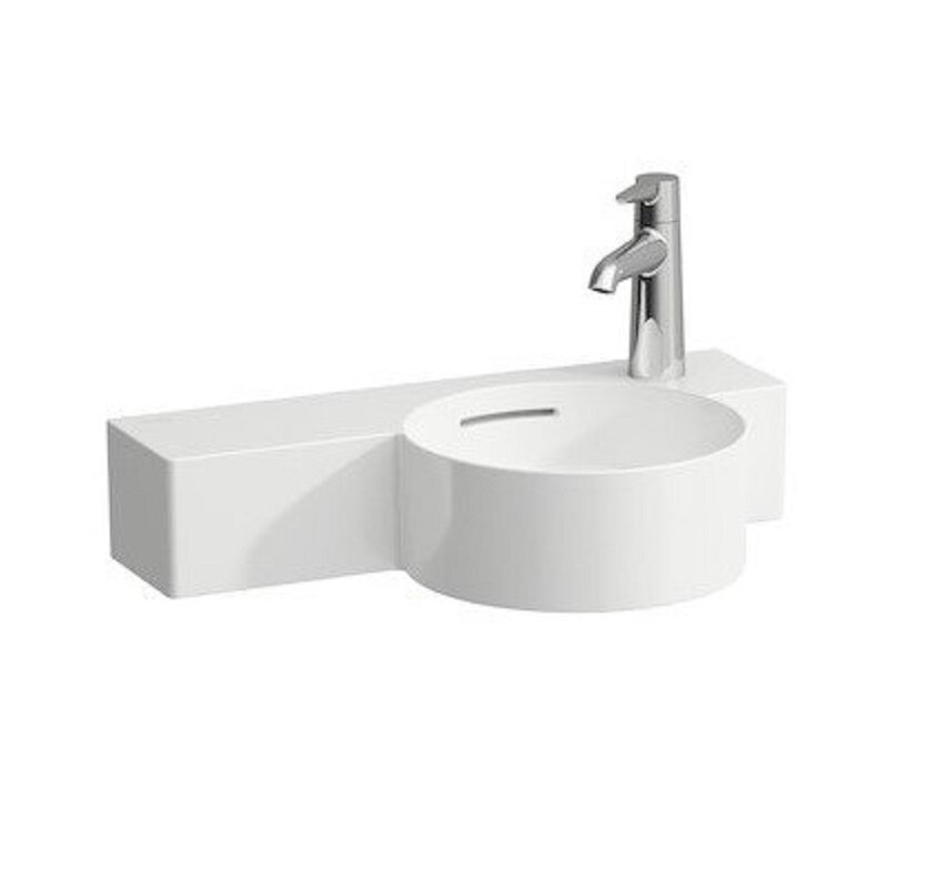 Изображение товара Раковина Laufen Val 8.1528.4.000.106.1 55x31 см, подрезаемая, белая, угловая