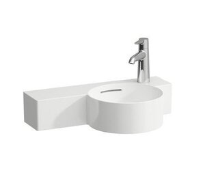 Изображение товара Раковина Laufen Val 8.1528.4.000.106.1, 55 x 31 см, подрезаемая до 43 см, крыло слева, белая