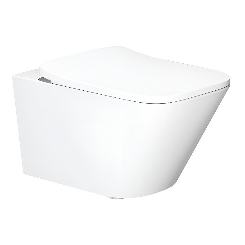 Изображение товара Подвесной унитаз безободковый Arrow AB2182H белый с системой антивсплеск