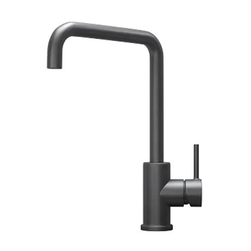 Изображение товара Смеситель для кухонной мойки Granula 7110 графит матовый высокий вращающийся однорычажный