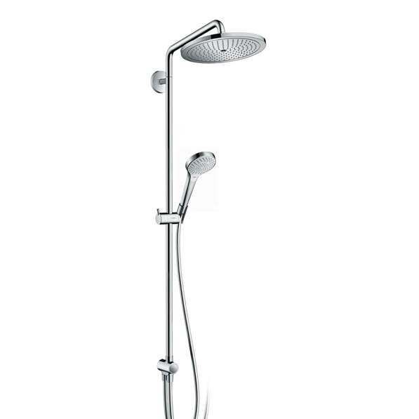 Изображение товара Душевой гарнитур Hansgrohe Croma Select S Showerpipe 280 1jet Reno 26793000 с верхним душем, 1 режим струи, хром