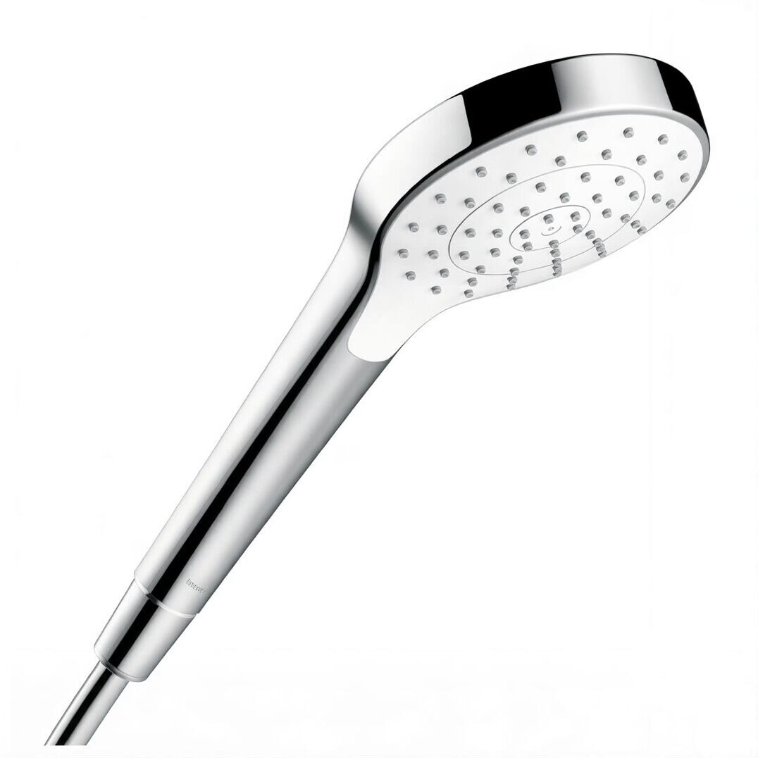 Изображение товара Ручной душ Hansgrohe Croma Select S 1jet EcoSmart 26806400, белый/хром Изображение товара Ручной душ Hansgrohe Croma Select S 1jet EcoSmart 26806400, белый/хром
