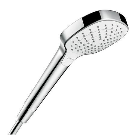 Изображение товара Ручной душ Hansgrohe Croma Select E Vario EcoSmart 26813400, белый/хром Изображение товара Ручной душ Hansgrohe Croma Select E Vario EcoSmart 26813400, белый/хром