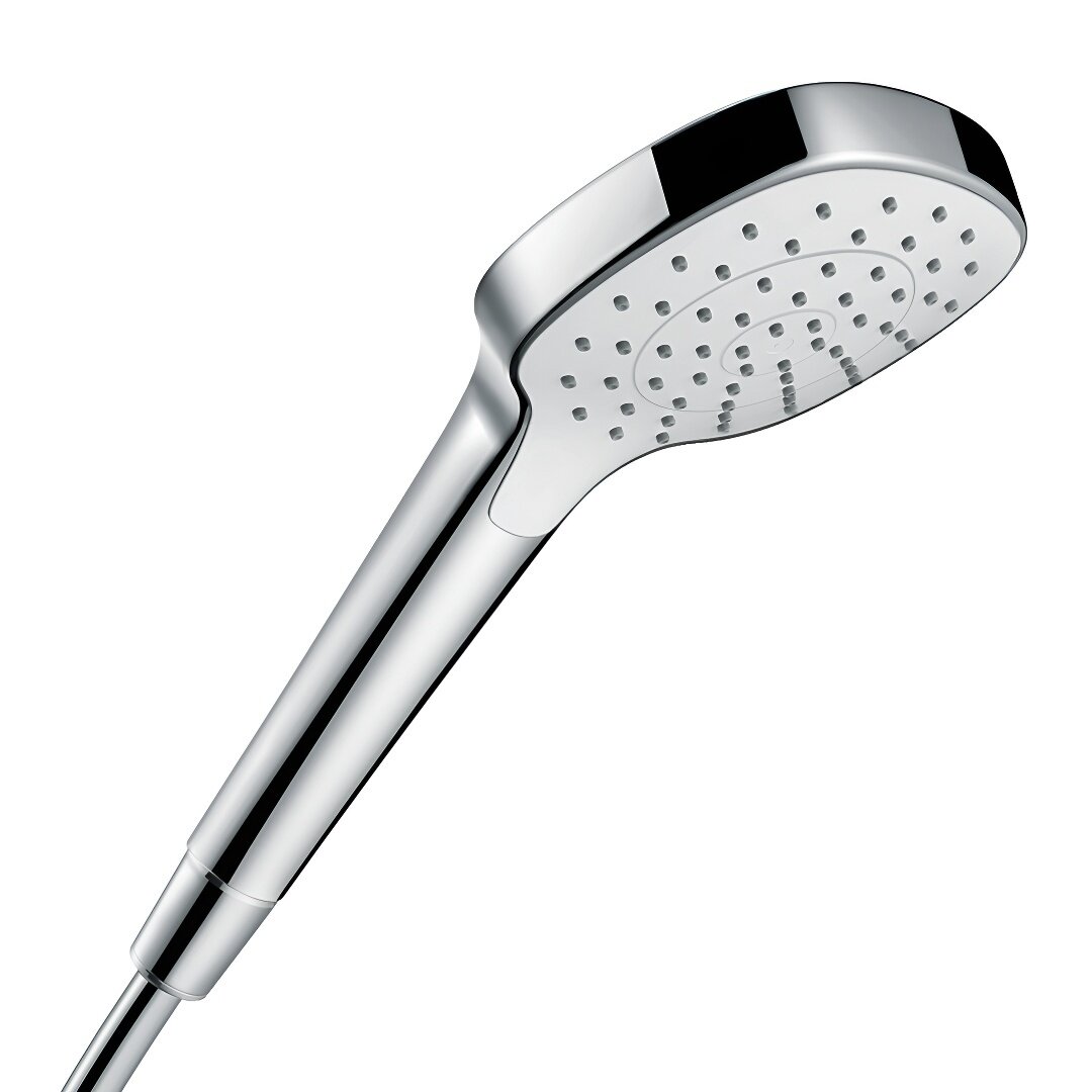 Изображение товара Ручной душ Hansgrohe Croma Select E 1jet, 26814400, белый/хром Изображение товара Ручной душ Hansgrohe Croma Select E 1jet, 26814400, белый/хром