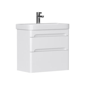 Изображение товара Тумба под раковину Equil Nice tpNICE60.2Y-05, 60 см, подвесная, цвет белый