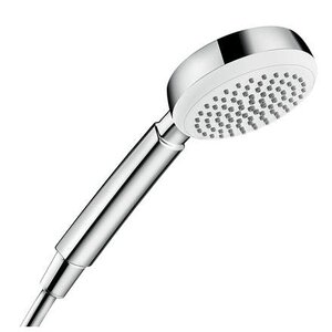 Изображение товара Ручной душ Hansgrohe Crometta 100 1jet EcoSmart белый хром для ванны