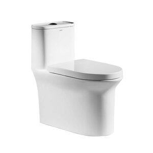 Изображение товара Унитаз моноблок Arrow AB1802H, с заниженной чашей, цвет белый