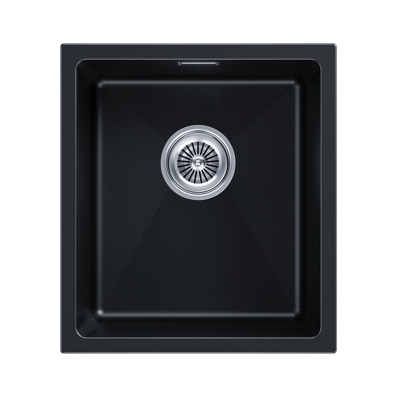 Изображение товара Кухонная мойка Paulmark Lumi LU41-BLM из искусственного камня 41 см черный металлик