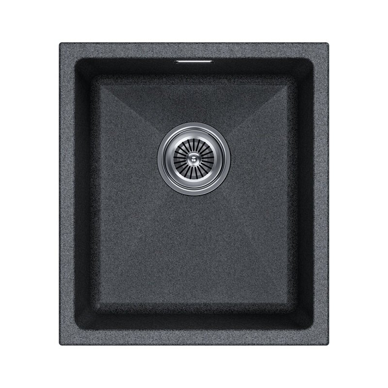 Изображение товара Кухонная мойка Paulmark Lumi LU41-DG из искусственного гранита 41 см серого цвета