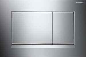 Изображение товара Кнопка смыва Geberit Sigma Type 30 115.883.KH.1 хром глянцевый матовый для унитаза