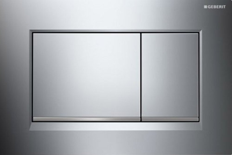 Изображение товара Клавиша смыва Geberit Sigma 20, 115.883.KH.1, хром глянцевый/хром матовый