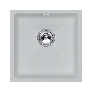 Изображение товара Кухонная мойка Paulmark Lumi LU45-WH из искусственного гранита, 45 см, белая