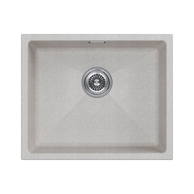 Изображение товара Мойка кухонная Paulmark Lumi LU55-BE, 55 см, искусственный камень, цвет бежевый