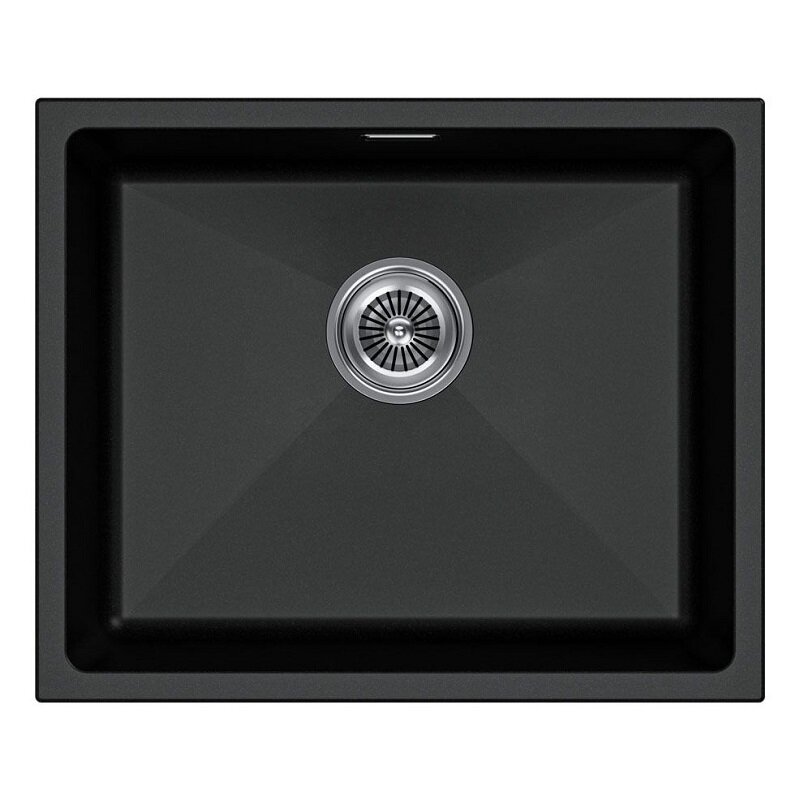 Изображение товара Мойка кухонная Paulmark Lumi LU55-BL 55 см искусственный гранит черная
