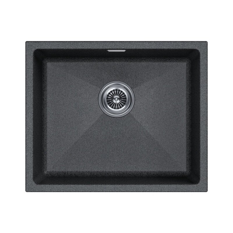 Изображение товара Кухонная мойка Paulmark Lumi LU55-DG из искусственного гранита 55 см, матовая, серый