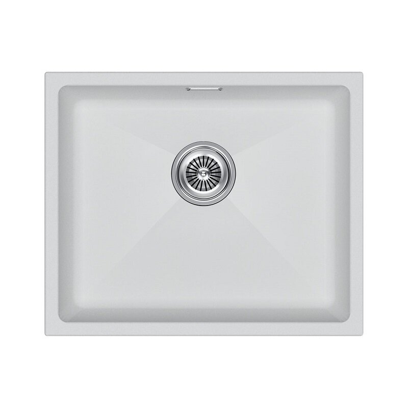 Изображение товара Кухонная мойка Paulmark Lumi LU55-WH 55 см из искусственного гранита белая