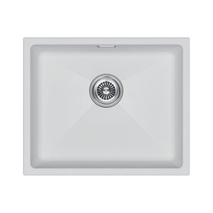 Изображение товара Кухонная мойка Paulmark Lumi LU55-WH 55 см из искусственного гранита белая