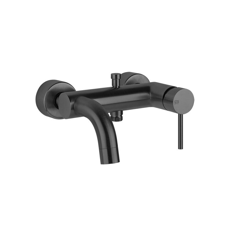 Изображение товара Смеситель для ванны Gessi Via Tortona, 18613/299, цвет черный матовый