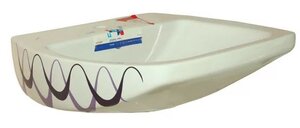 Изображение товара Раковина Creavit Spark SA060NO(SA060.000N0) декор, подвесная